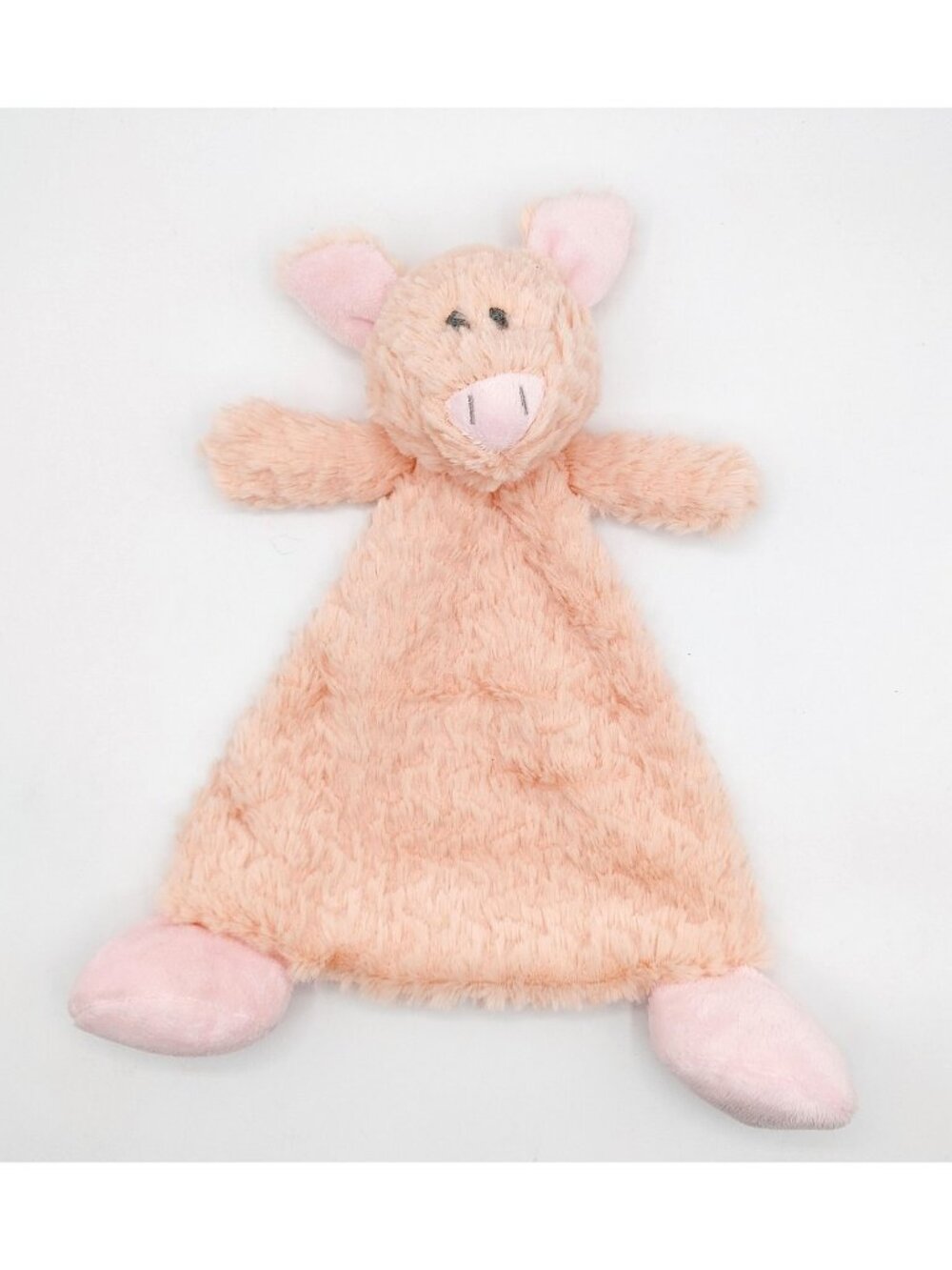 Nat and Jules Demdaco Pig lovey security blanket baby Plush Rattle